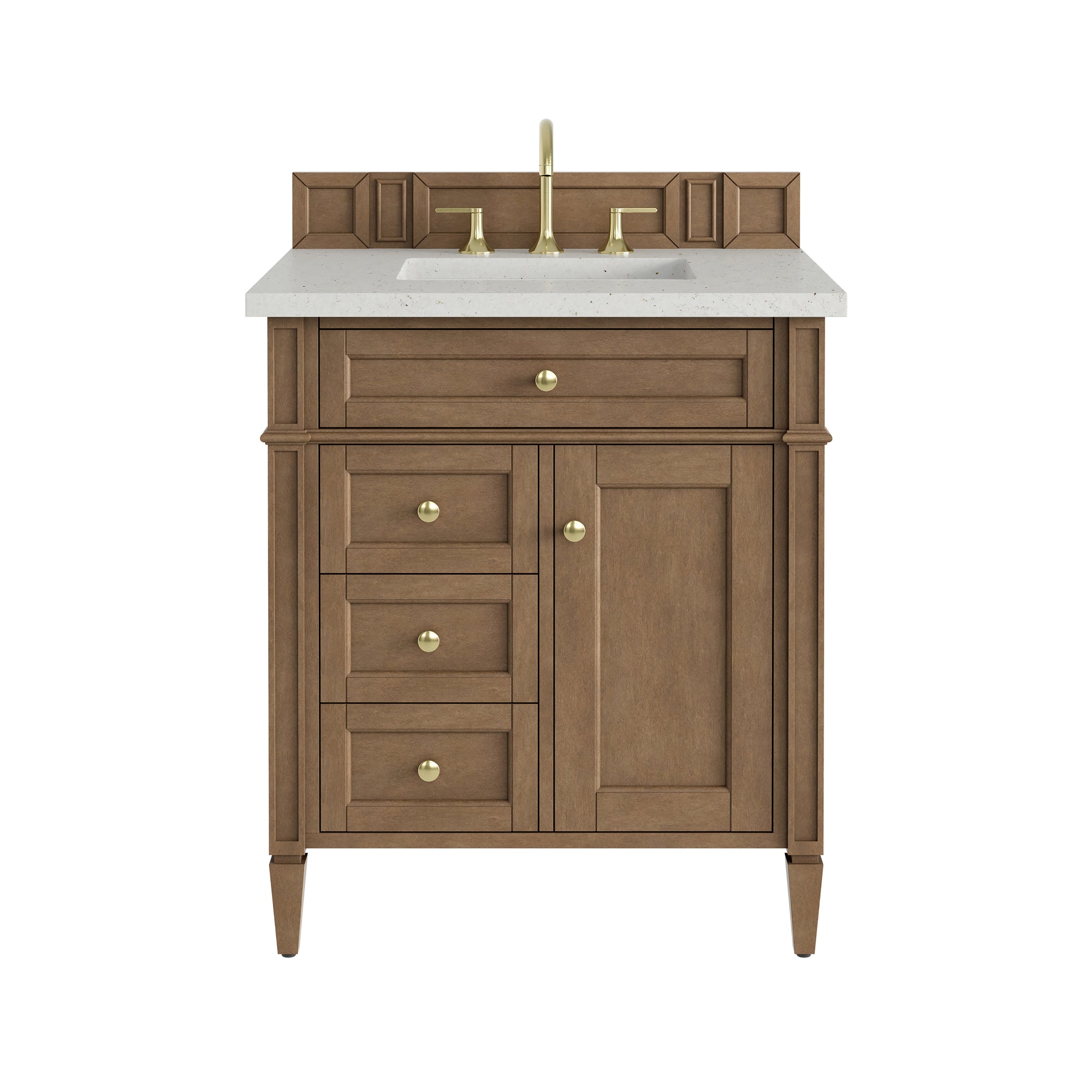 James Martin Brittany 30" Single Bathroom Vanity, Pecan, view 23