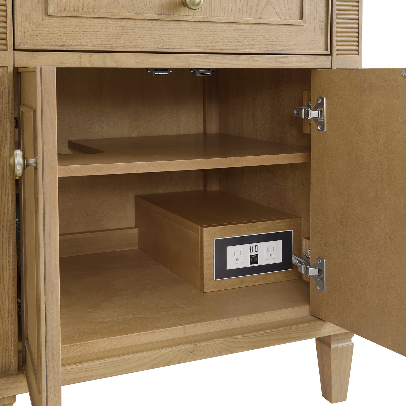 James Martin Lorelai 72" Double Bathroom Vanity, Light Natural Oak, view 20