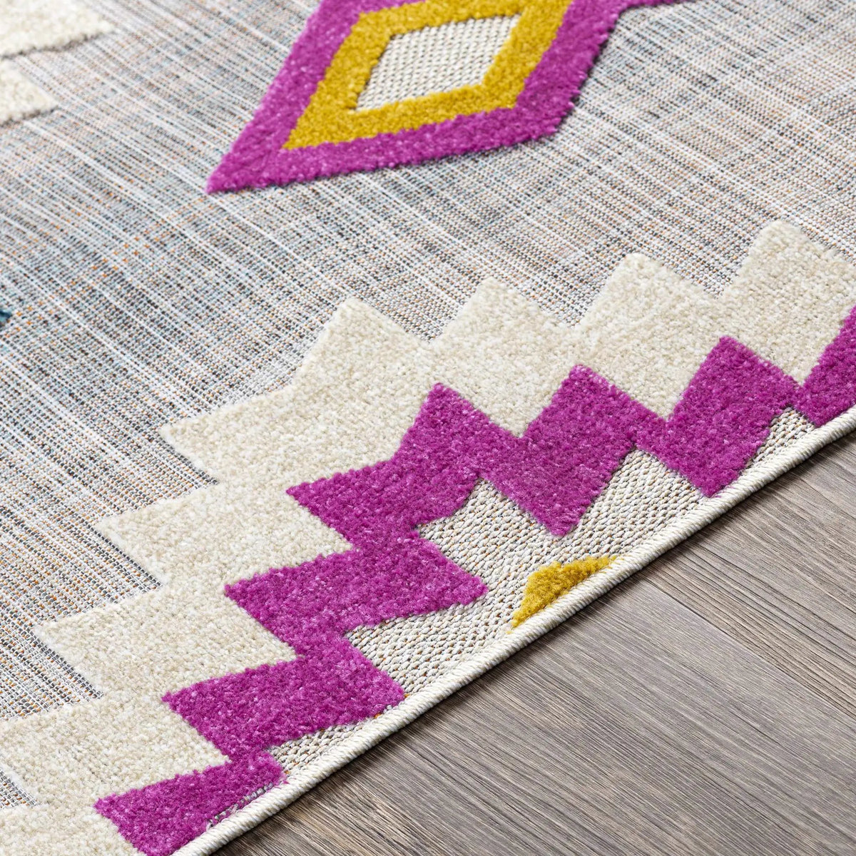 Alburg Southwestern Magenta Outdoor Carpet - Clearance, photo 6 of 7