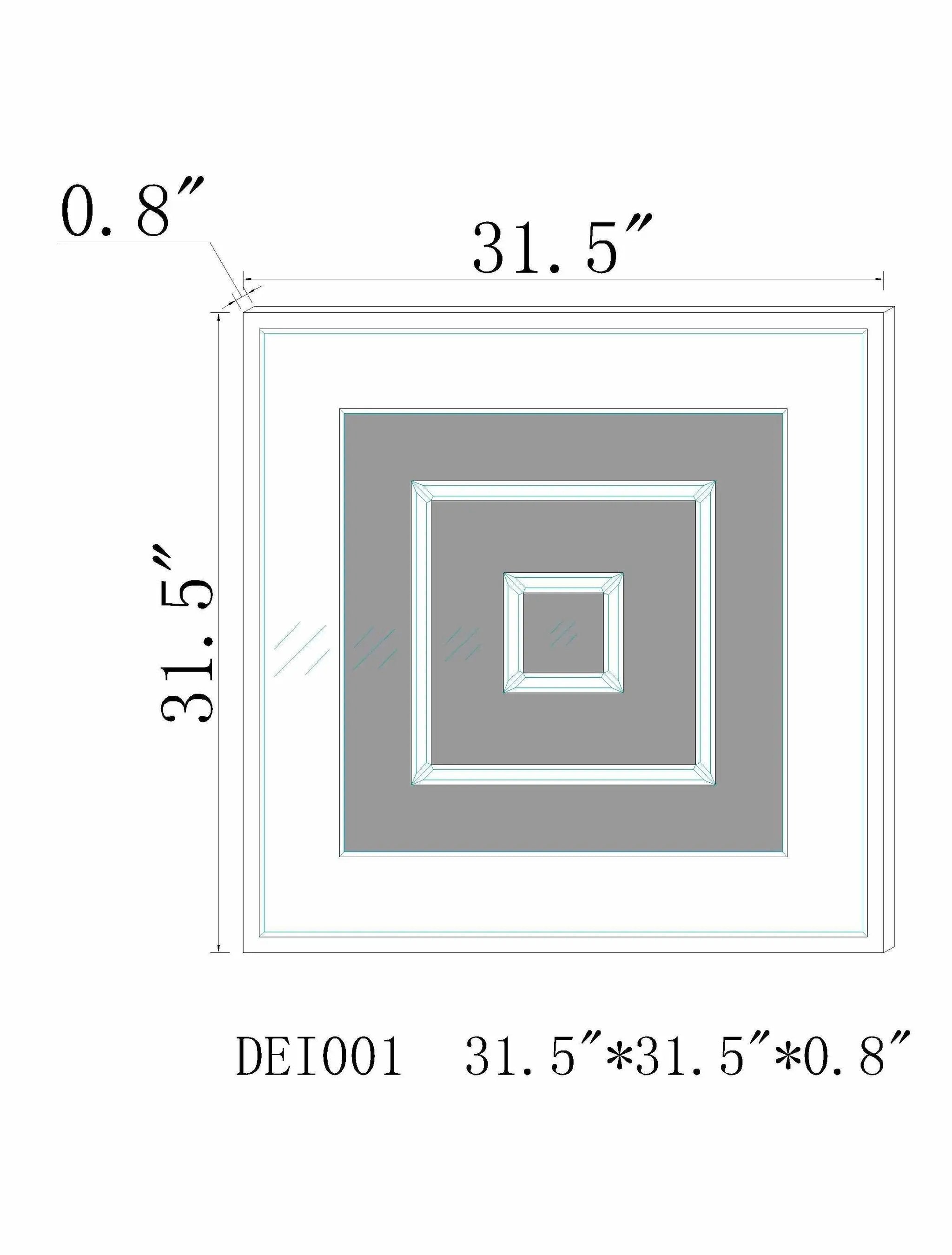 Morgandale Mirror - Clearance by Boutique Rugs
