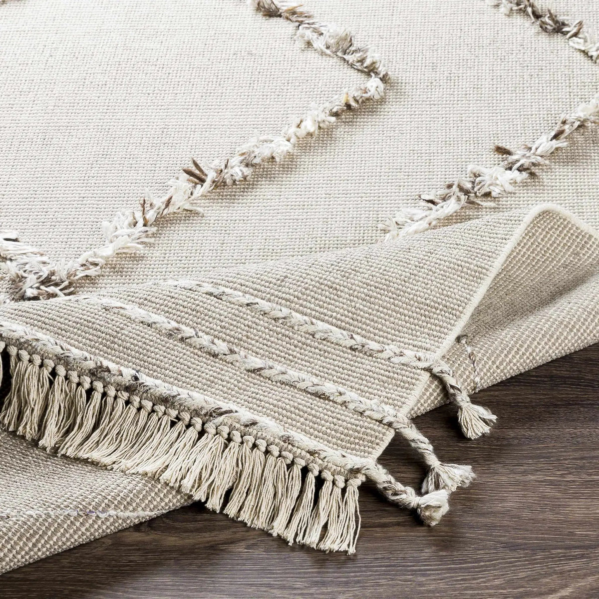 Marleston Taupe High-Low Rug - Clearance, photo 5 of 6