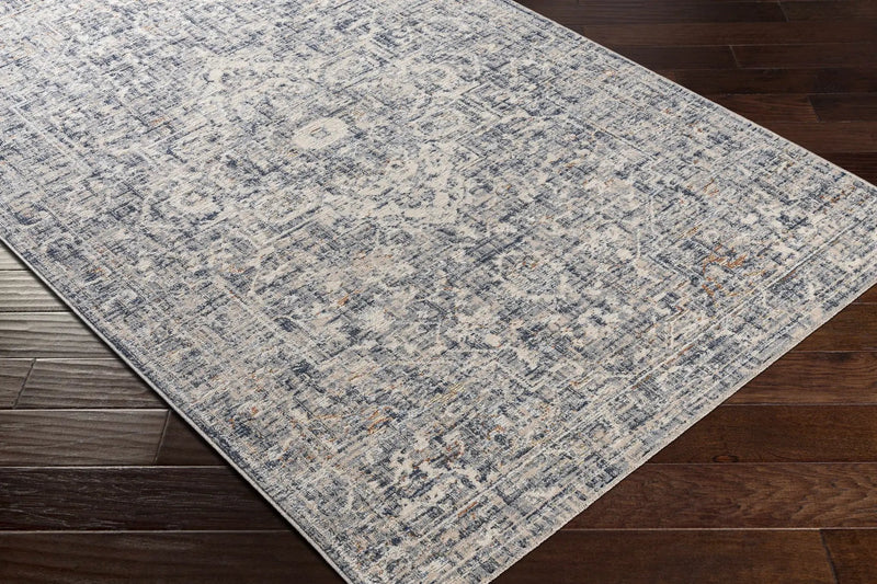 Buguey Blue & Gray Area Rug - Clearance by Boutique Rugs