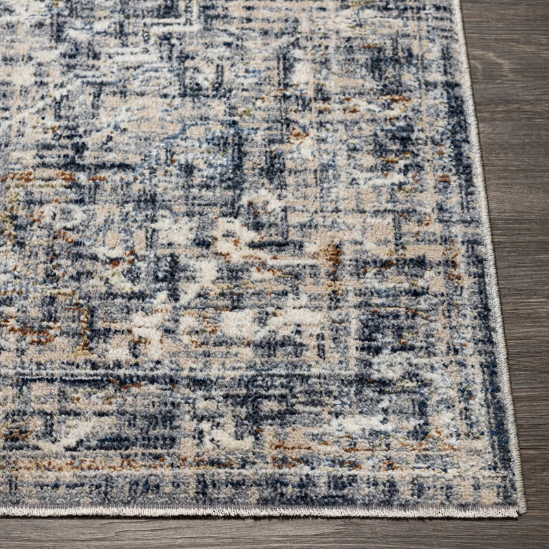 Buguey Blue & Gray Area Rug - Clearance by Boutique Rugs