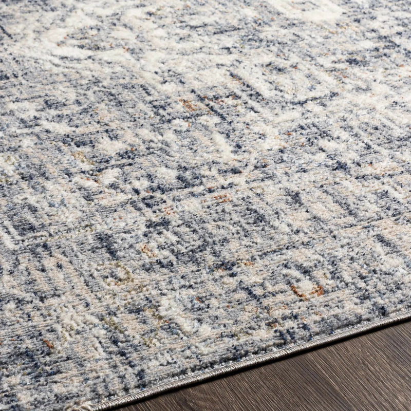 Buguey Blue & Gray Area Rug - Clearance by Boutique Rugs
