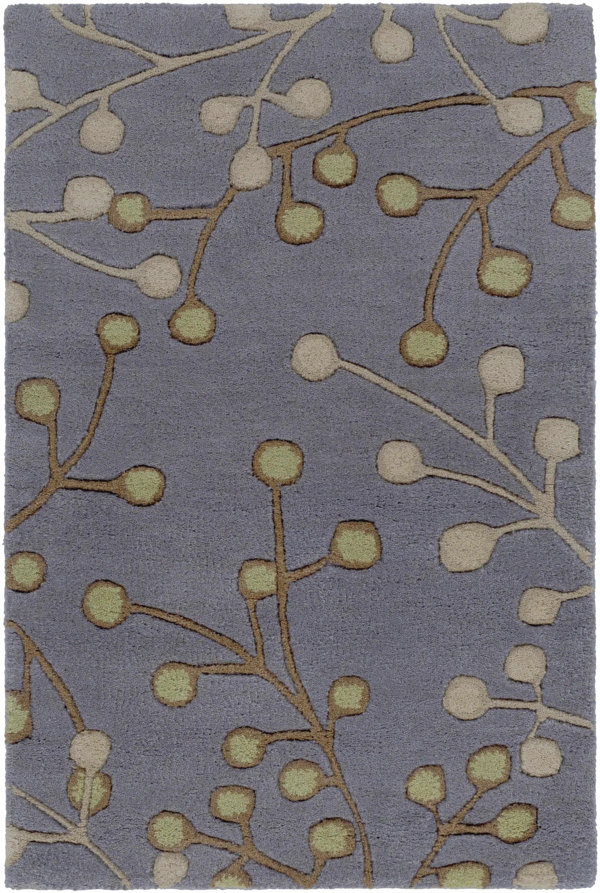 Elsu Brown Beige Wool Rug, photo 16 of 18