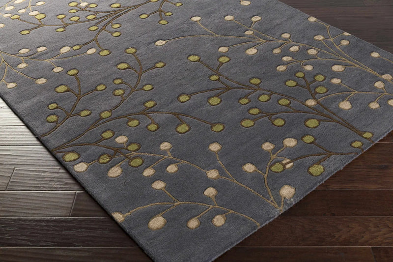 Elsu Brown Beige Wool Rug by Boutique Rugs