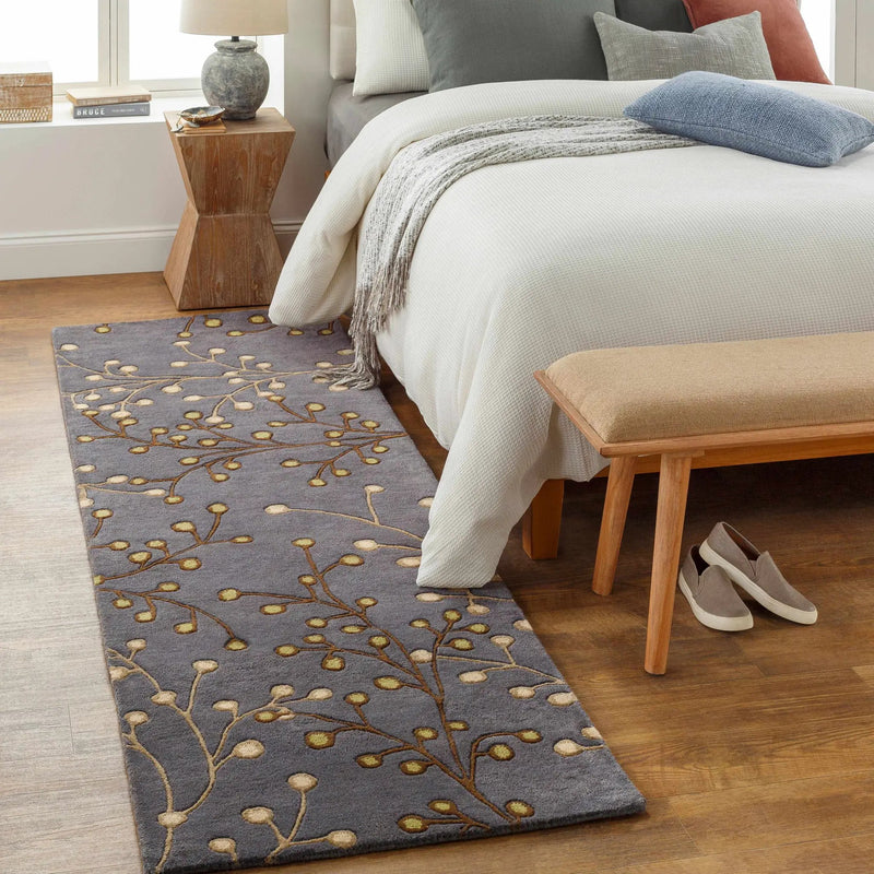 Elsu Brown Beige Wool Rug by Boutique Rugs