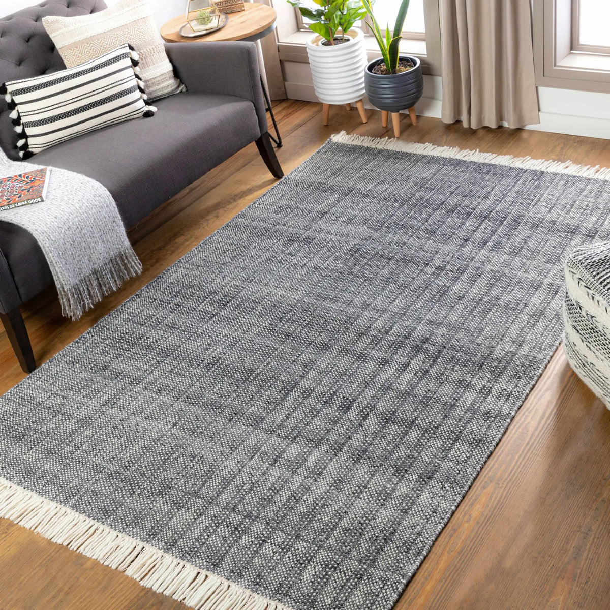 Morrisburg Wool Tassel Carpet - Clearance, installed in a room
