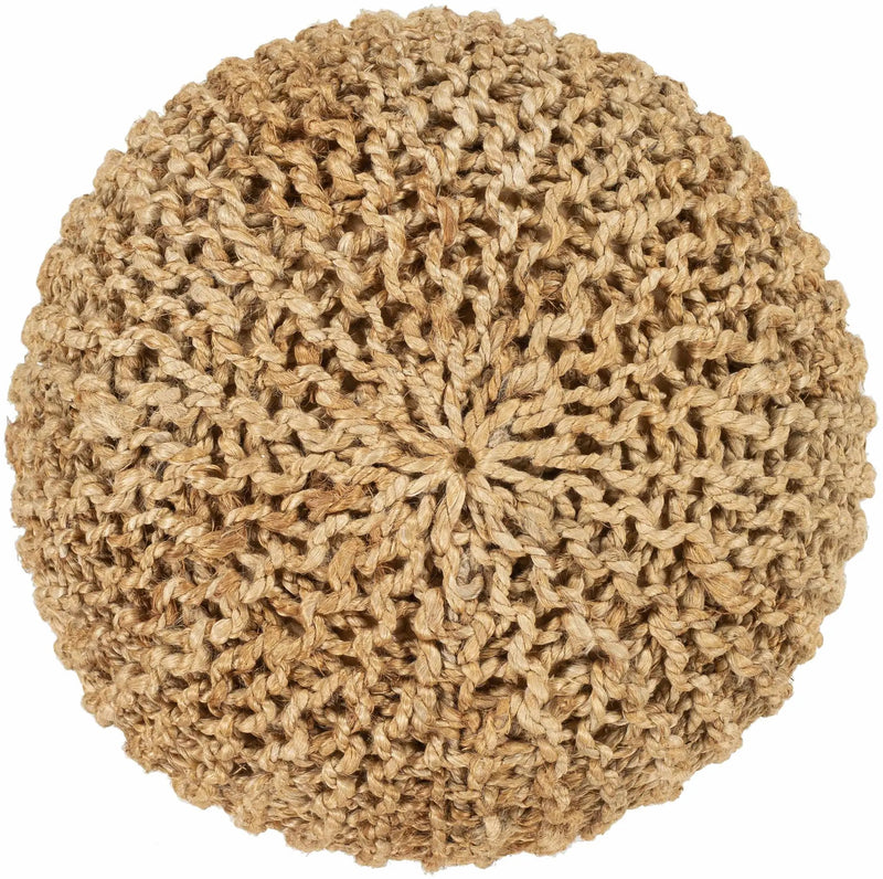 Merrittstown Cotton Knitted Pouf by Boutique Rugs
