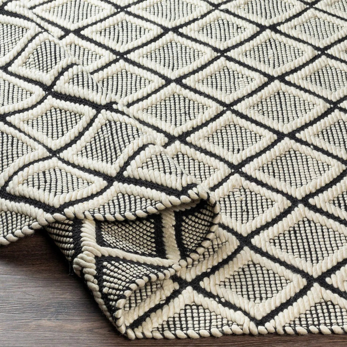 Maria Textured Hand Woven Wool Rug - Clearance, photo 3 of 8