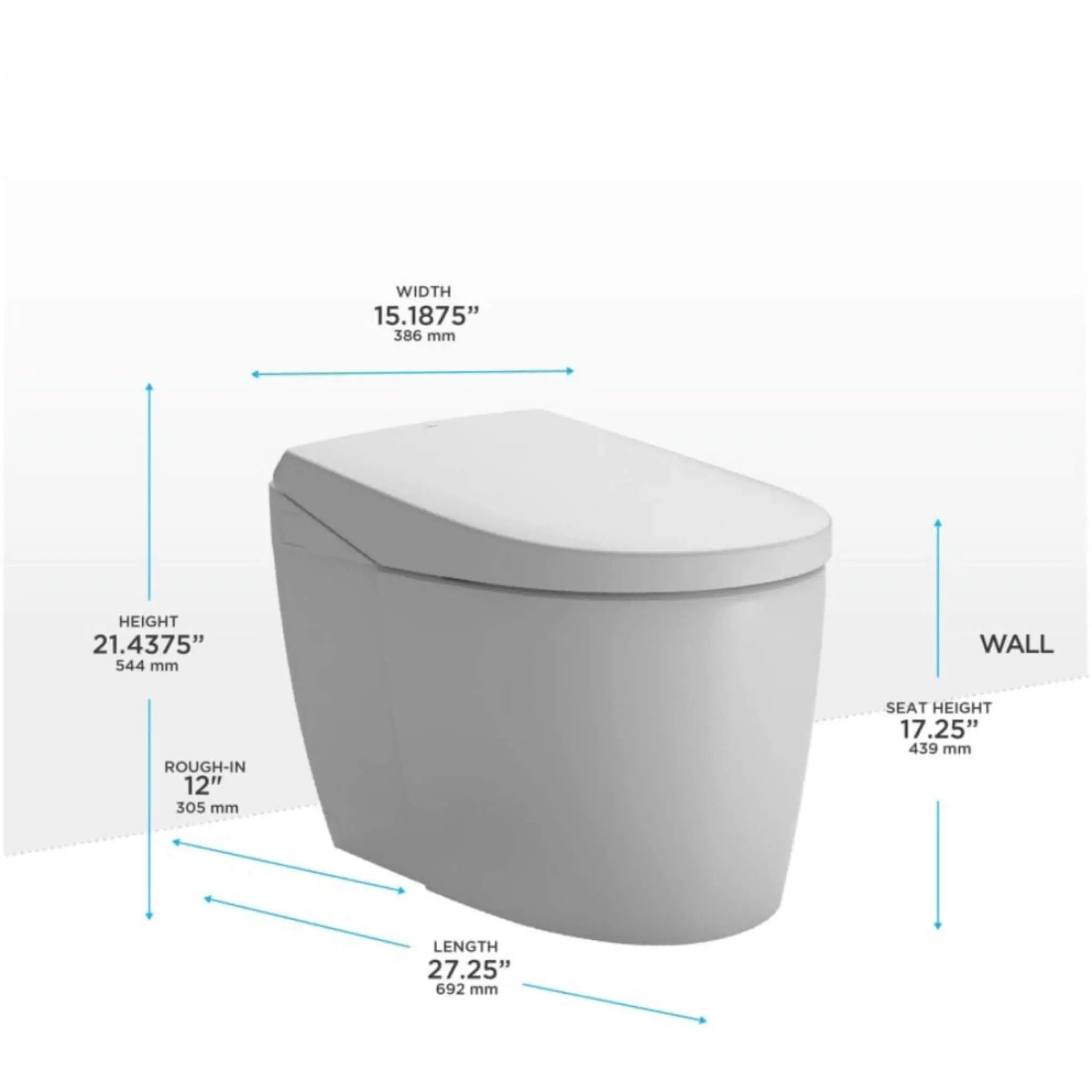 [MS8551CUMFG#01] TOTO Neorest AS 1.0 GPF Dual Flush One Piece Elongated Toilet With Integrated Smart Bidet Seat (SAK10368) by SAKSBY WHOLESALE
