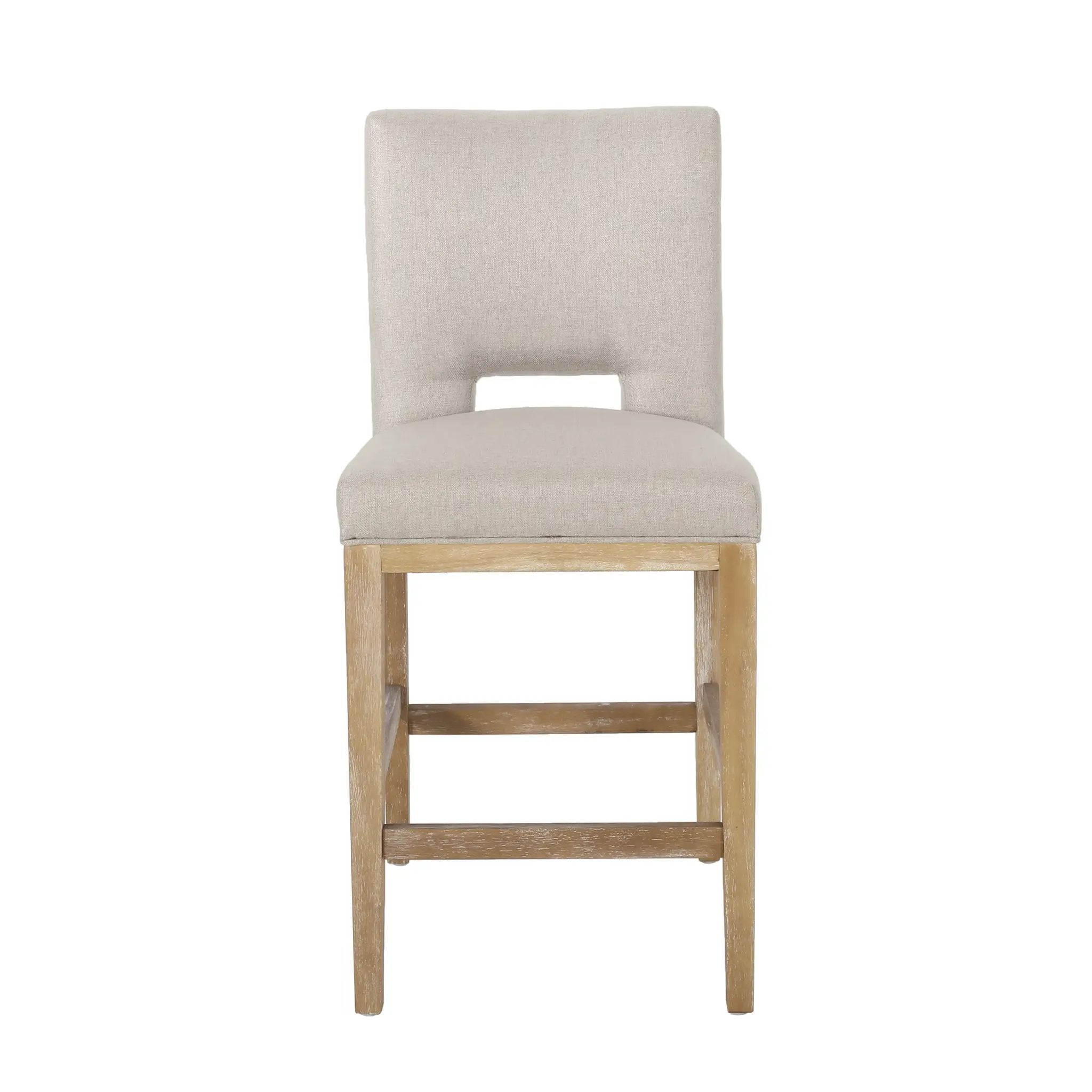 27 Inch Counter Stools, Set of 2, Fabric by HouseOfZazla