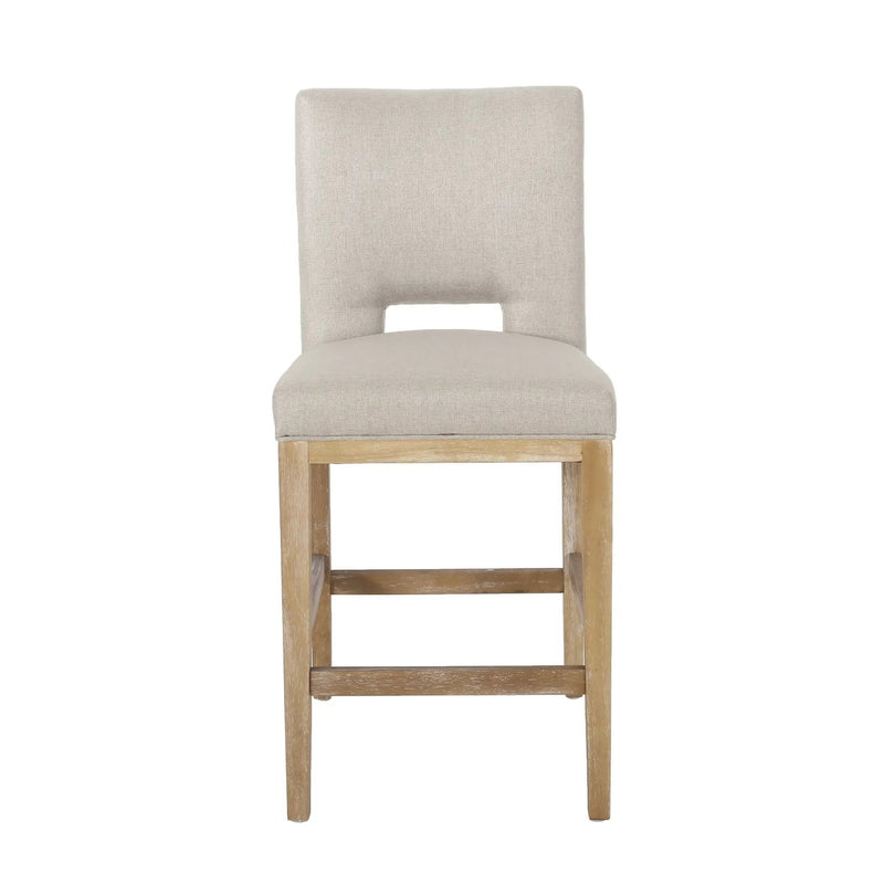 27 Inch Counter Stools, Set of 2, Fabric by HouseOfZazla