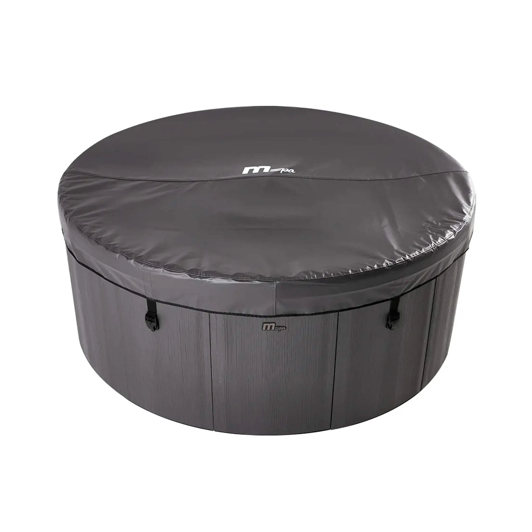 MSpa Denver Frame Series Six-Person Inflatable Round Hot Tub With Hydro Massage [F-DE066W] (SAK87043) by SAKSBY WHOLESALE
