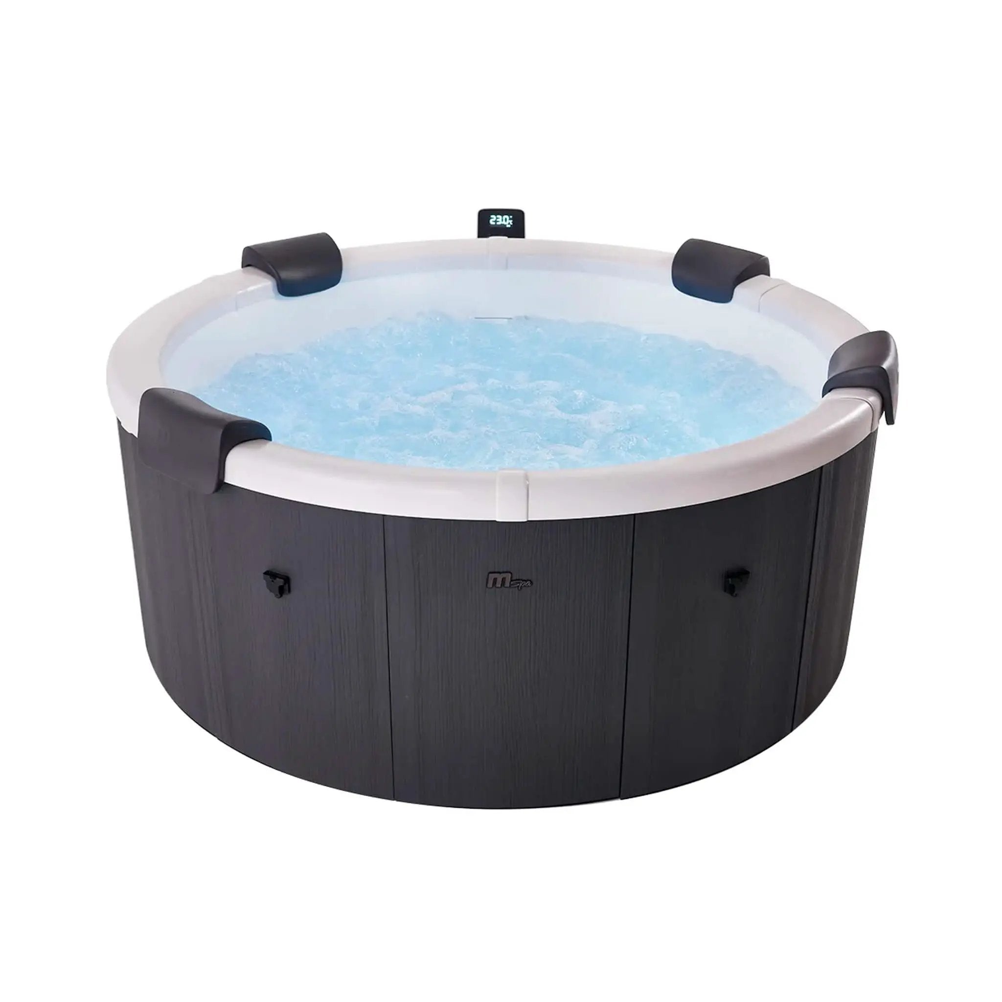 MSpa Denver Frame Series Six-Person Inflatable Round Hot Tub With Hydro Massage [F-DE066W] (SAK87043) by SAKSBY WHOLESALE