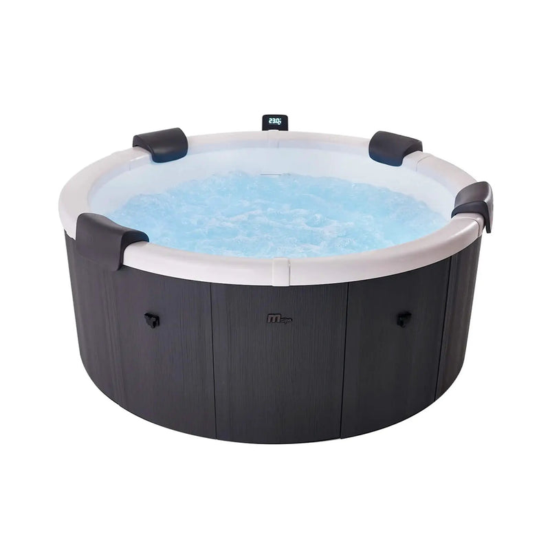MSpa Denver Frame Series Six-Person Inflatable Round Hot Tub With Hydro Massage [F-DE066W] (SAK87043) by SAKSBY WHOLESALE