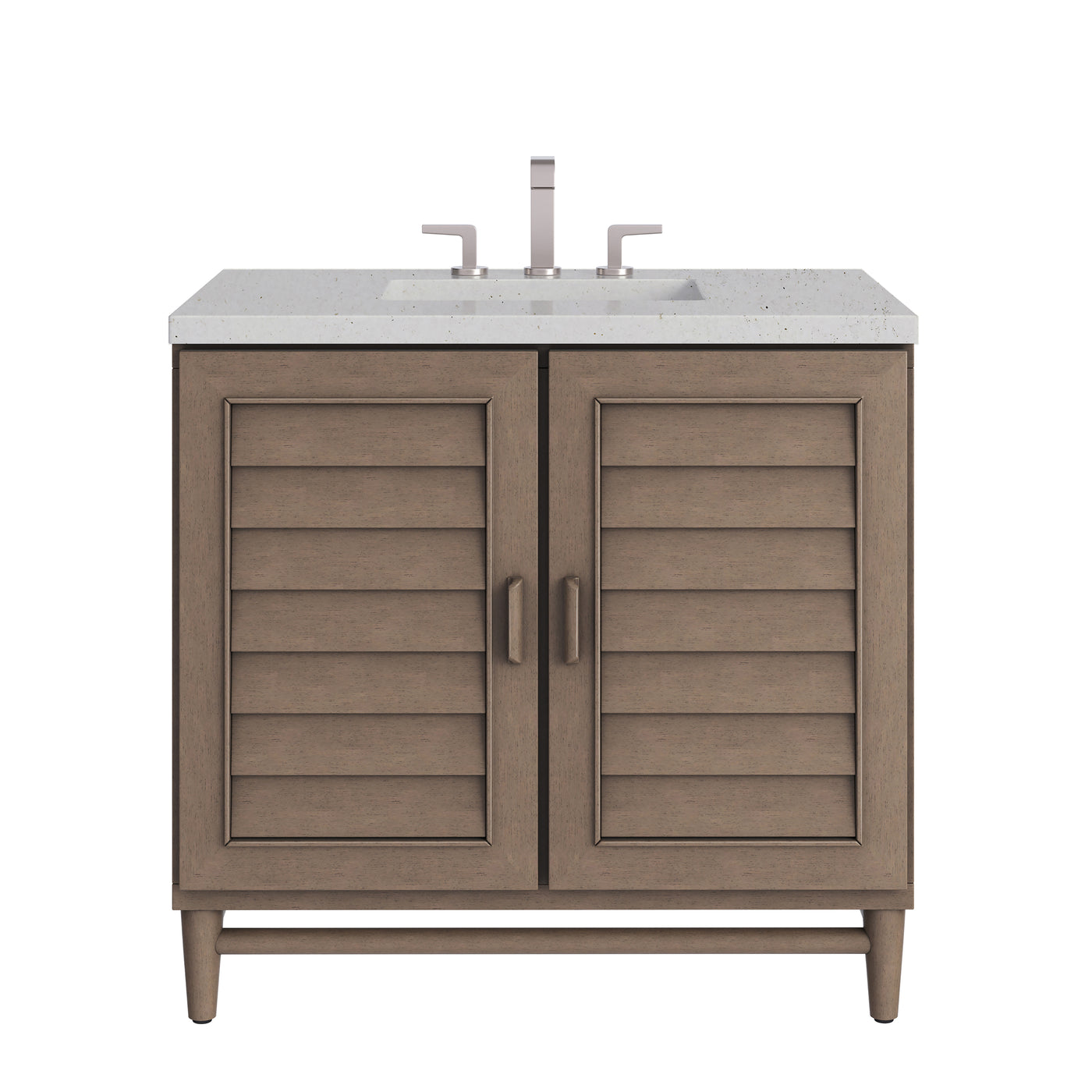 James Martin Portland 36" Single Bathroom Vanity, Whitewashed Walnut, view 22
