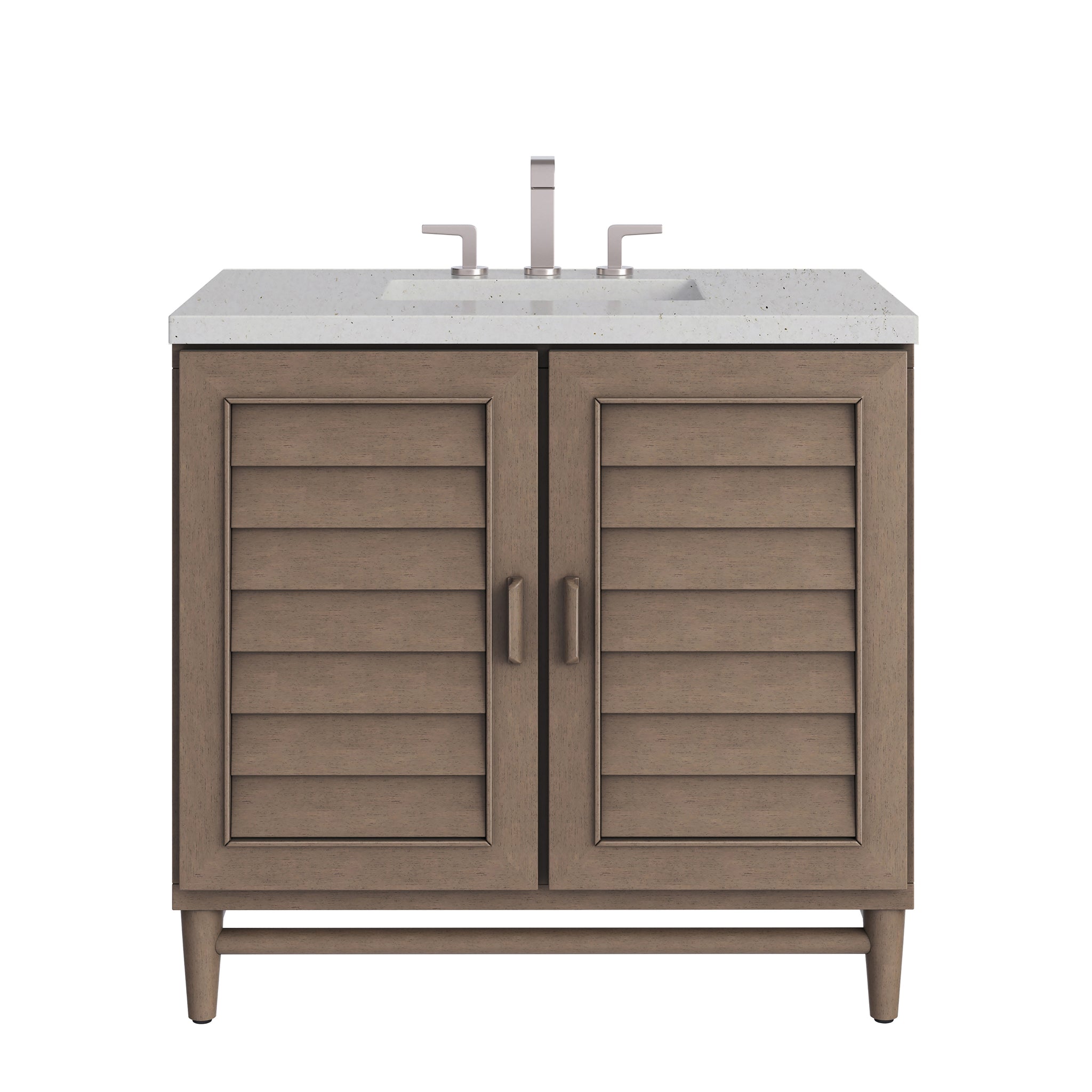 James Martin Portland 36" Single Bathroom Vanity, Whitewashed Walnut, view 22