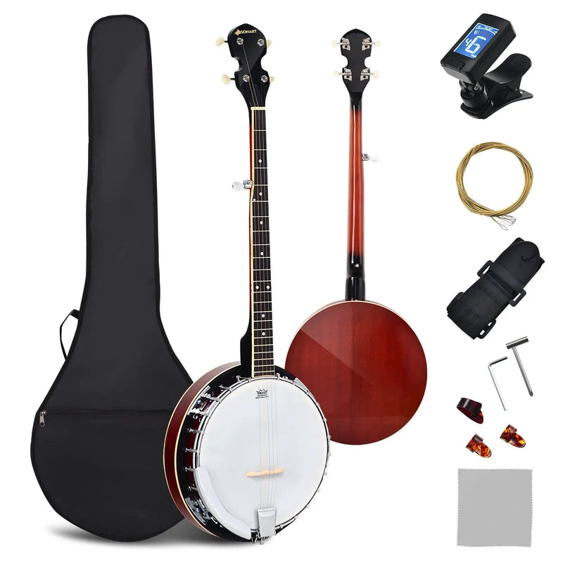 5-String Geared Tunable Banjo with case by DirectDeals