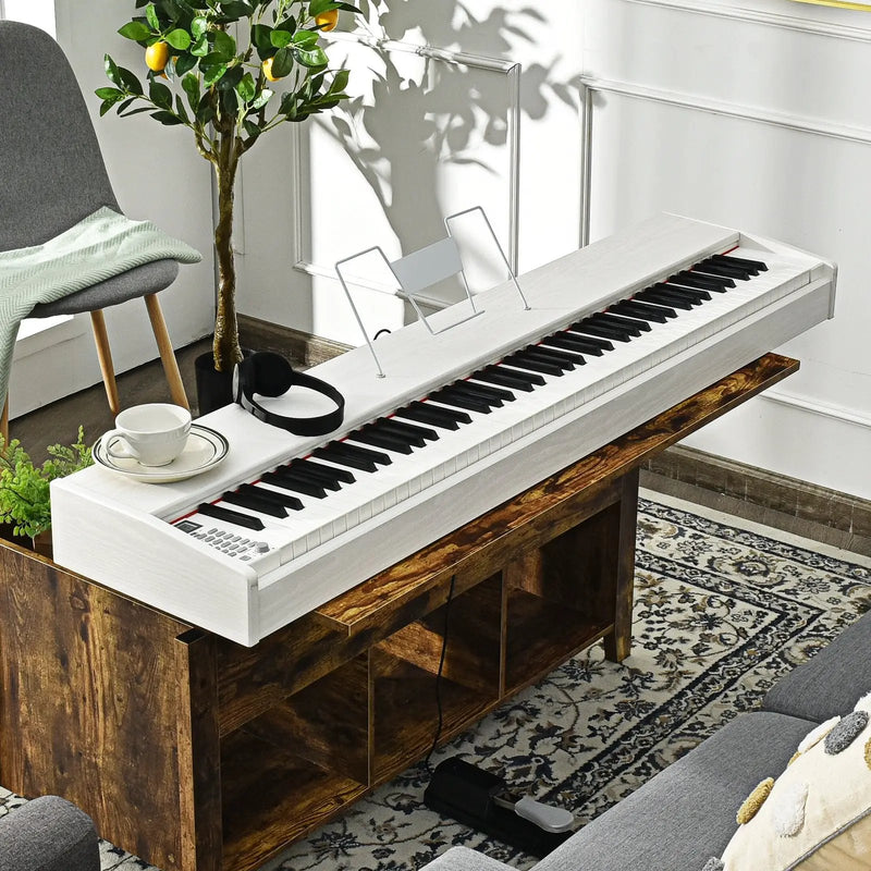 88-Key Full Size Digital Piano Weighted Keyboard with Sustain Pedal by DirectDeals