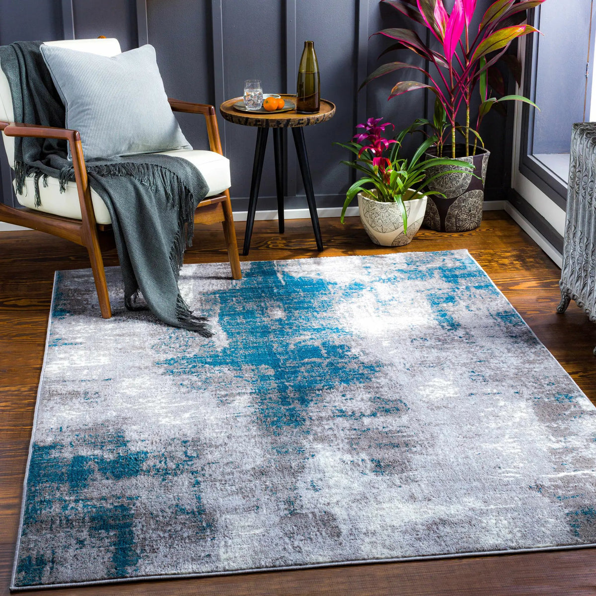 Muff Area Rug - Clearance, installed in a room