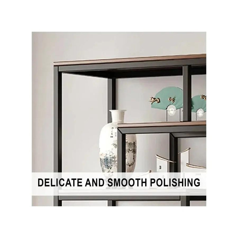 Multifunctional Wall Mounted and Floor Standing Bookshelf Space Saving Display Rack with Open Shelves for Home Office and Student Use 80 cm by House Of Avana