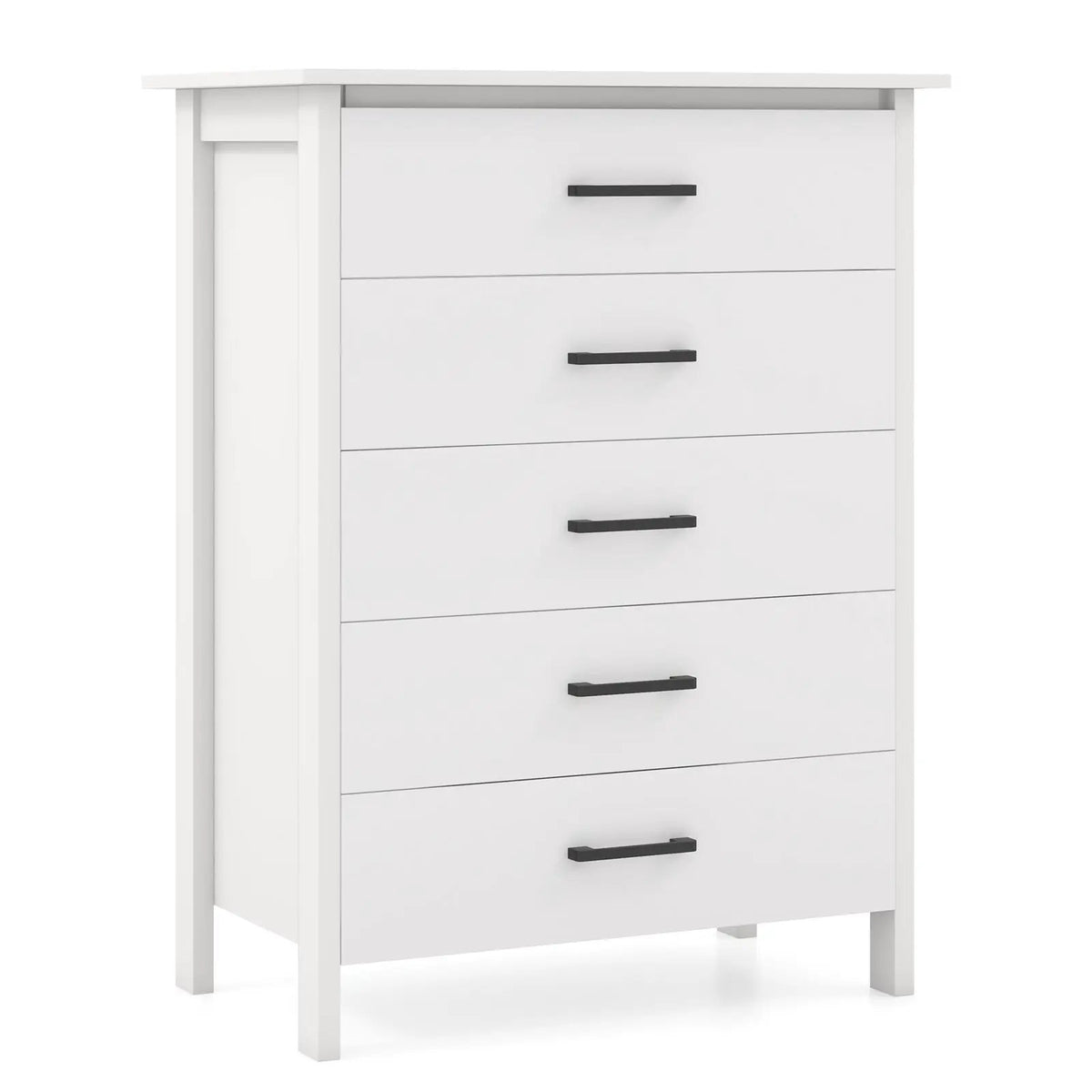 Modern 5-Drawer Multipurpose Chest Dresser with Metal Handles, photo 10 of 10