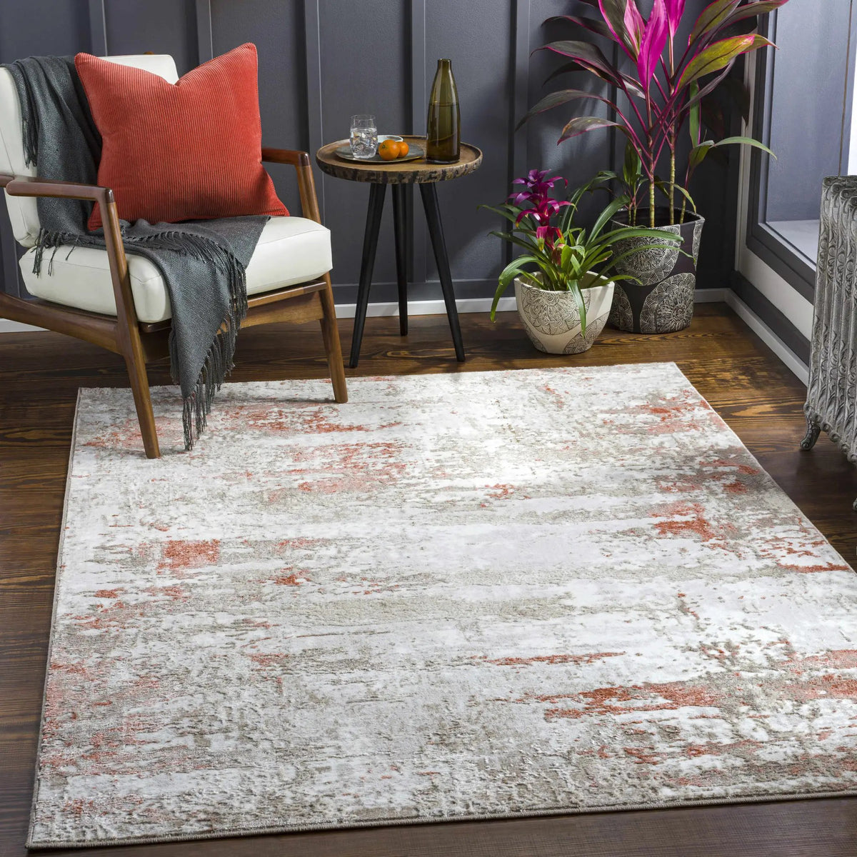Musabeyli Area Rug - Clearance, installed in a room