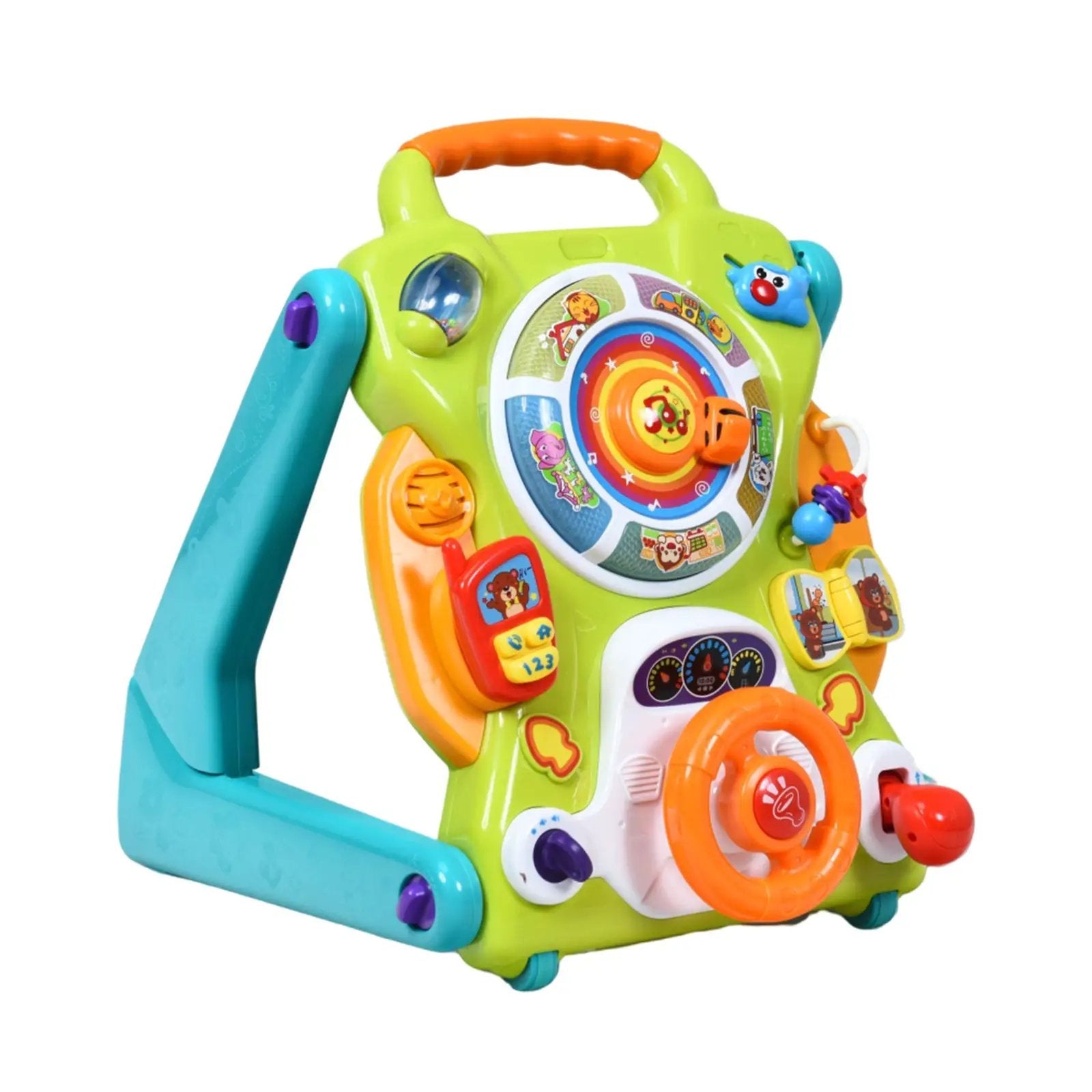 3-in-1 Kids Activity Sit-to-Stand Musical Learning Walker by DirectDeals