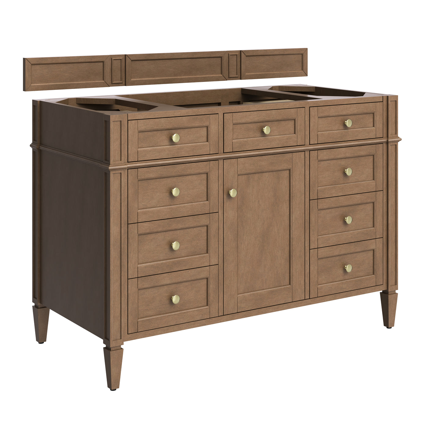 James Martin Brittany 48" Single Bathroom Vanity, Pecan, view 20