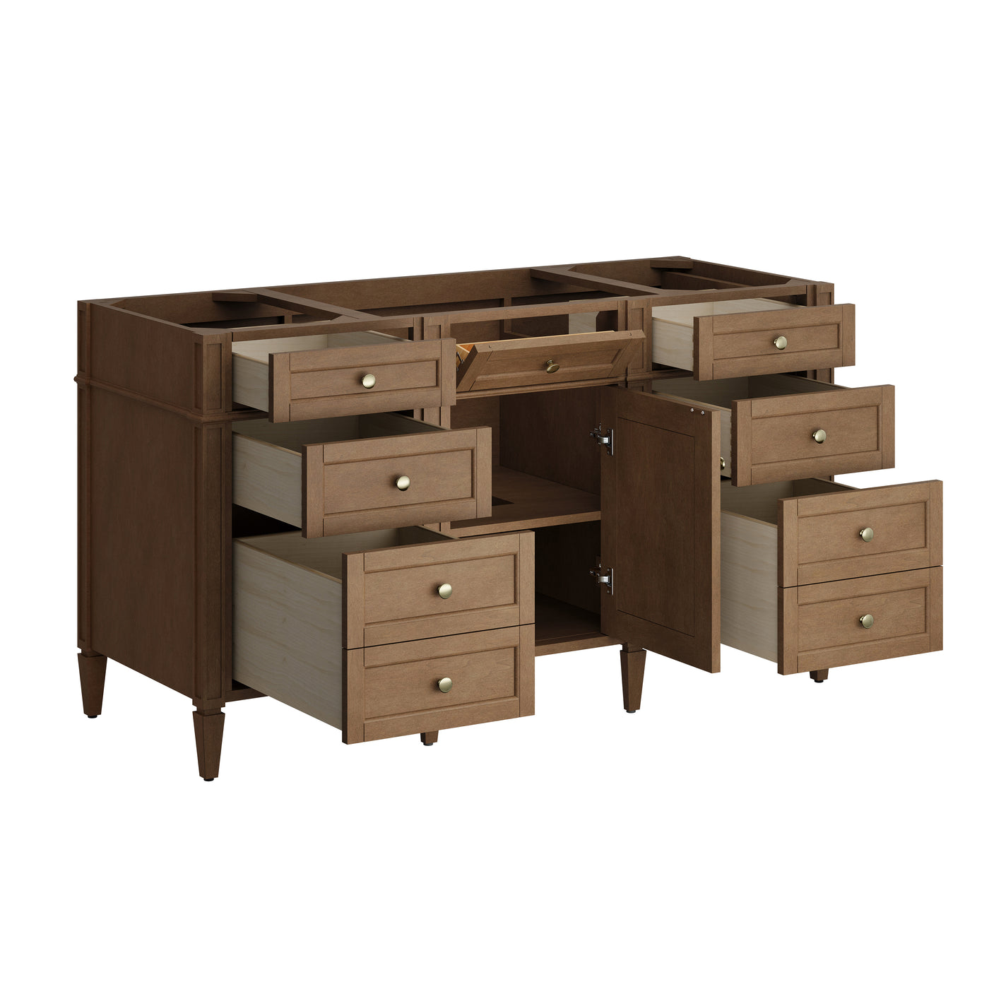 James Martin Brittany 60" Single Bathroom Vanity, Pecan, view 23