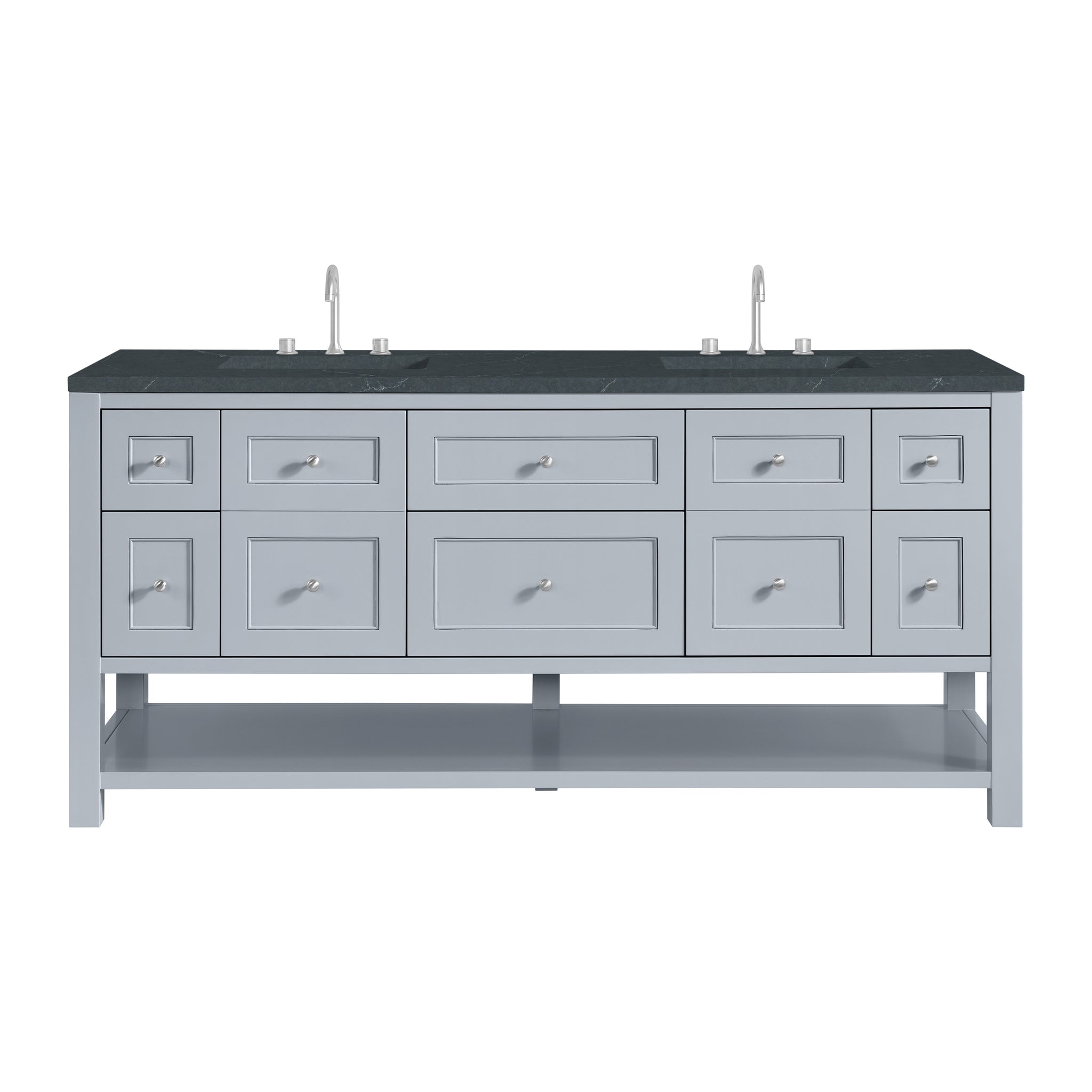 James Martin Breckenridge 72" Double Bathroom Vanity, Serenity Blue, view 37