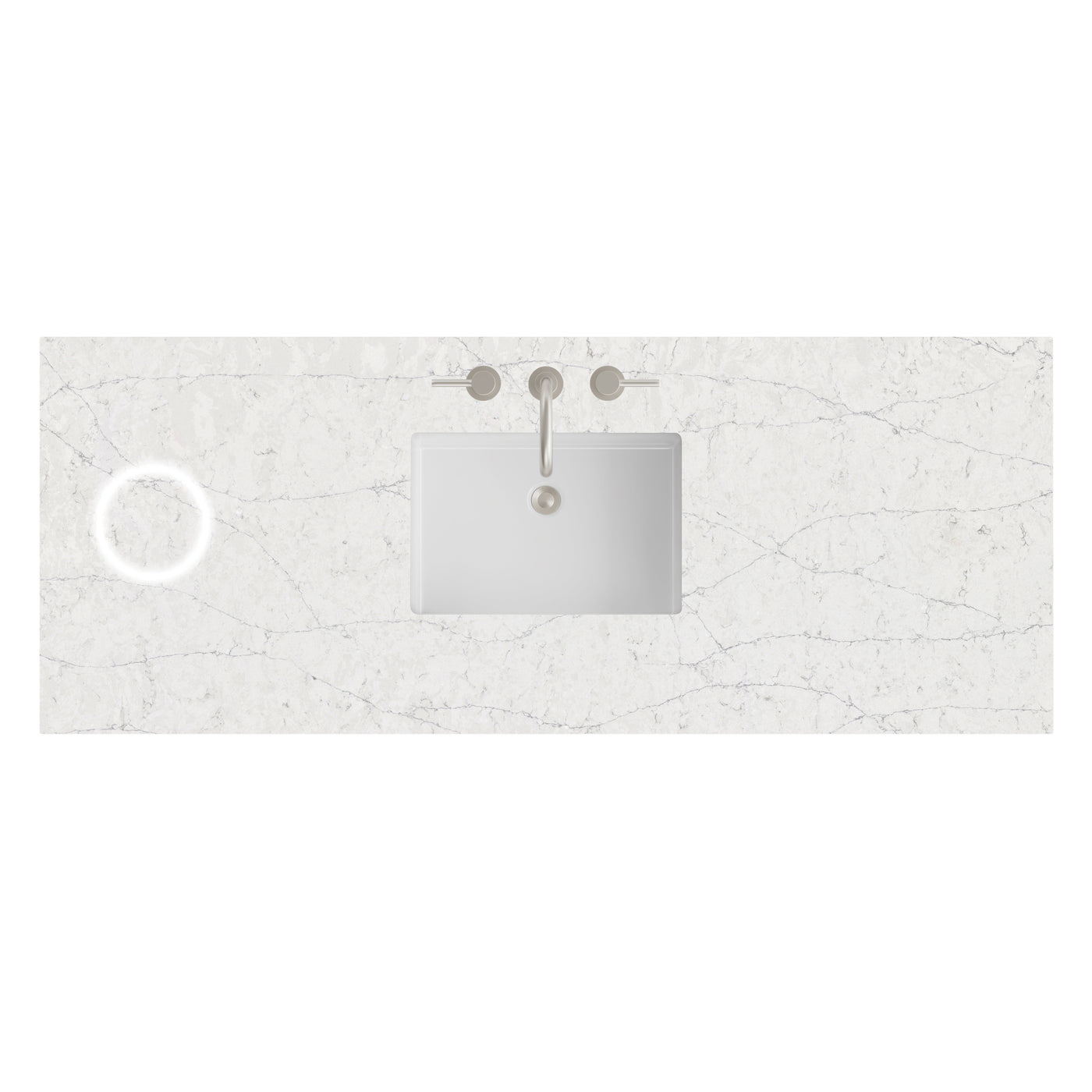 James Martin 60" Single Vanity Top with Eternal Jasmine Pearl (FreePower) countertop