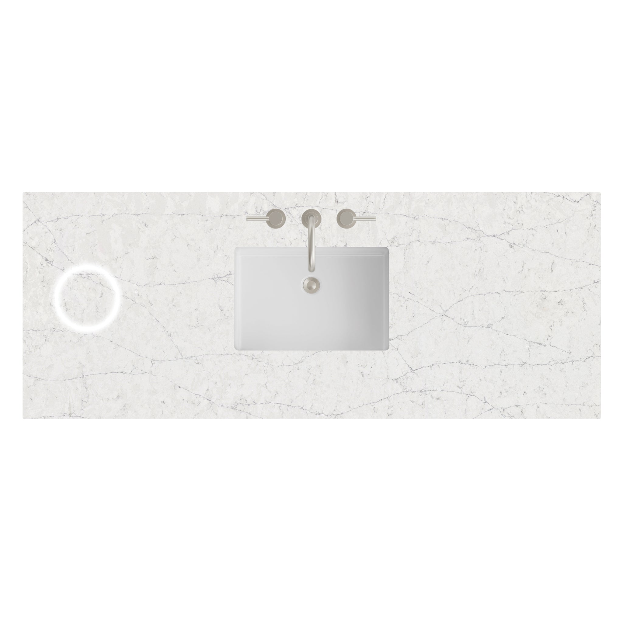 James Martin 60" Single Vanity Top with Eternal Jasmine Pearl (FreePower) countertop