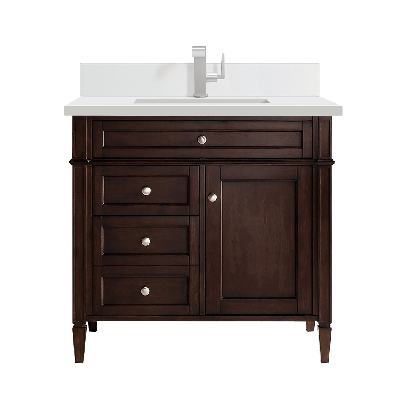 James Martin Brittany 36" Single Bathroom Vanity, Burnished Mahogany, view 31