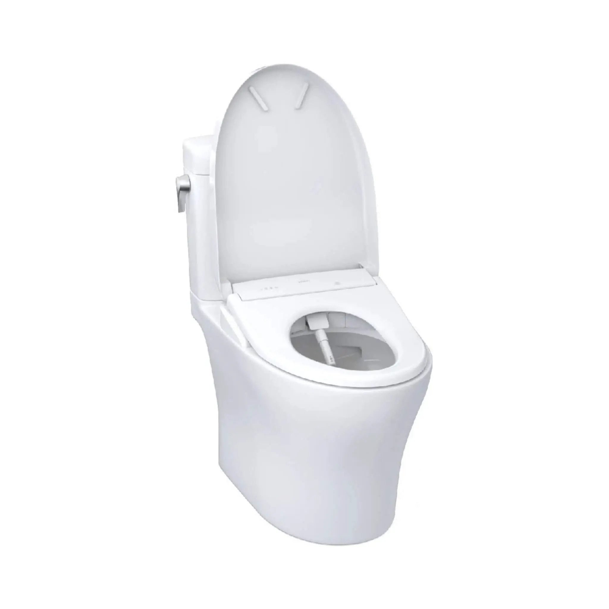 [MW4364736CEMFGN#01] TOTO Aquia IV Cube 1.28 GPF And 0.9 GPF Dynamax Tornado Flush Toilet With Washlet S7A Bidet Seat (SAK74285) by SAKSBY WHOLESALE