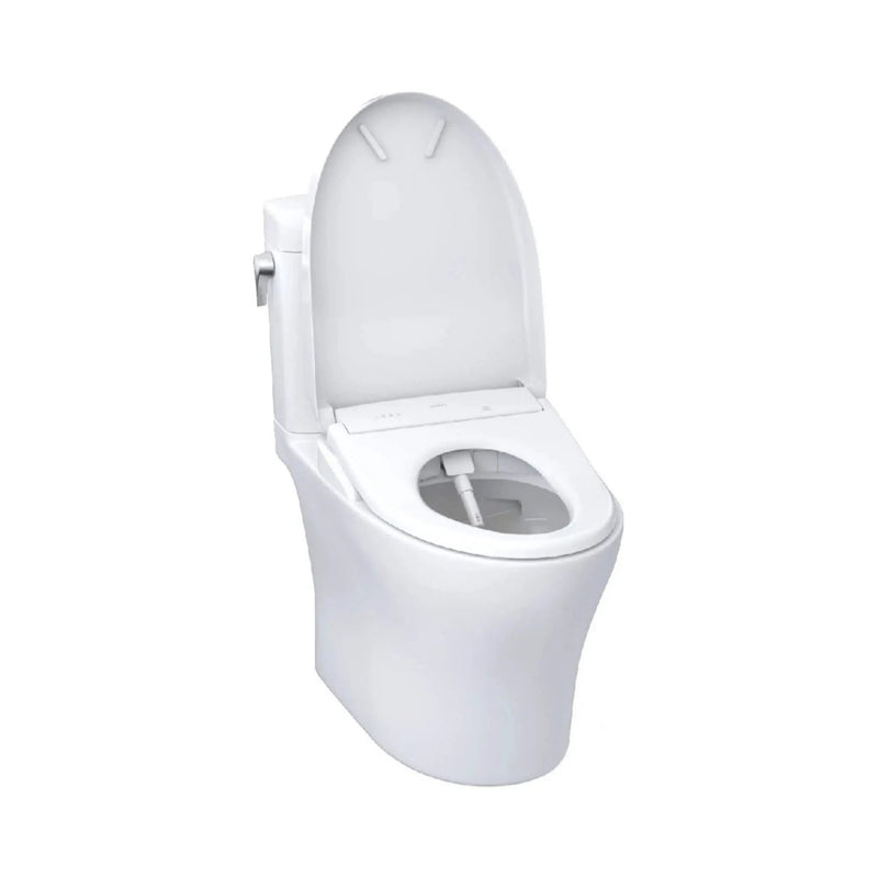 [MW4364736CEMFGN#01] TOTO Aquia IV Cube 1.28 GPF And 0.9 GPF Dynamax Tornado Flush Toilet With Washlet S7A Bidet Seat (SAK74285) by SAKSBY WHOLESALE