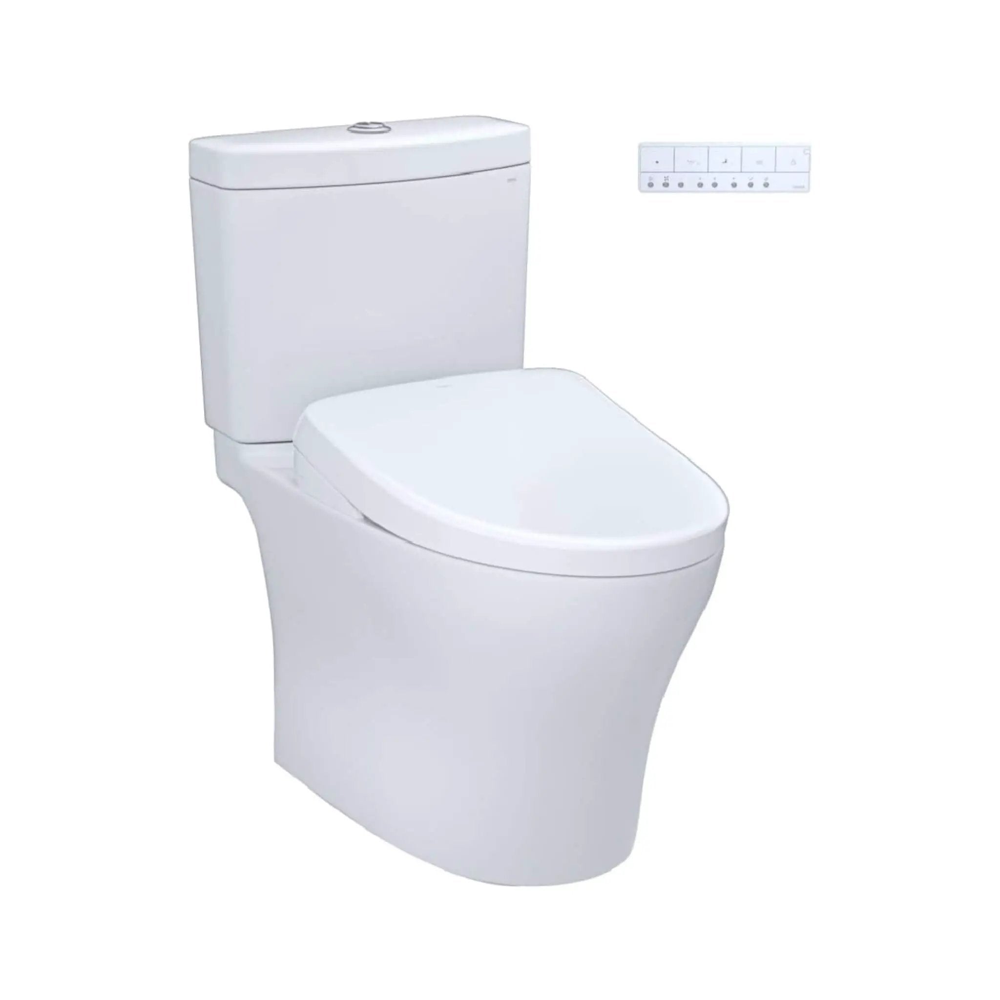 [MW4464726CEMFGN#01] TOTO Aquia IV Dual Flush Elongated Universal Height Toilet With Washlet S7 Bidet Seat (SAK53982) by SAKSBY WHOLESALE