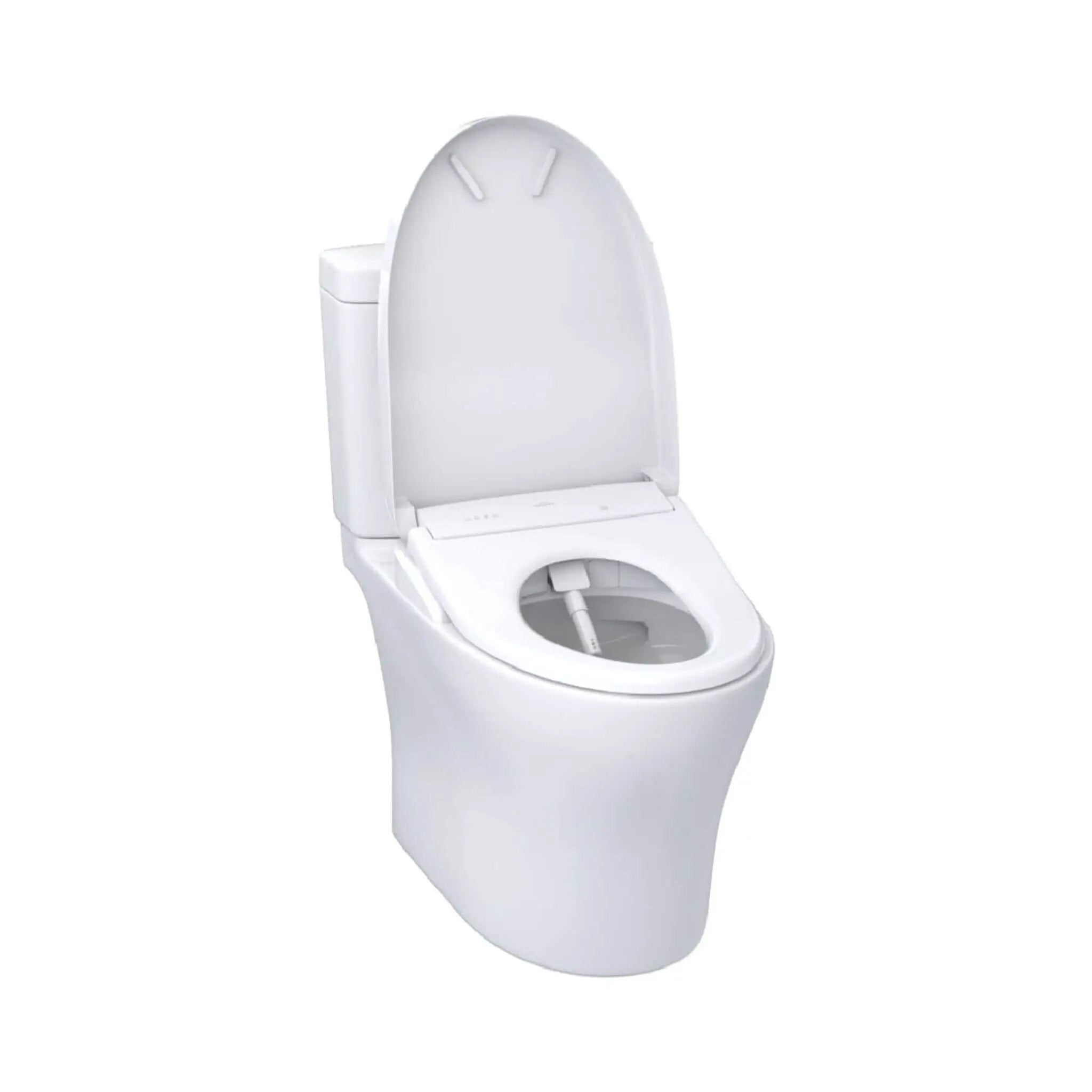 [MW4464736CEMFGN#01] TOTO Aquia IV Dual Flush Elongated Chair Height Toilet With Washlet S7A (SAK98062) by SAKSBY WHOLESALE