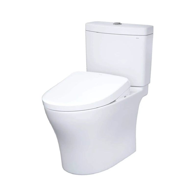 [MW4464736CEMFGN#01] TOTO Aquia IV Dual Flush Elongated Chair Height Toilet With Washlet S7A (SAK98062) by SAKSBY WHOLESALE