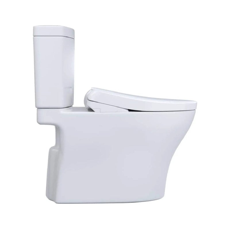 [MW4464736CEMFGN#01] TOTO Aquia IV Dual Flush Elongated Chair Height Toilet With Washlet S7A (SAK98062) by SAKSBY WHOLESALE