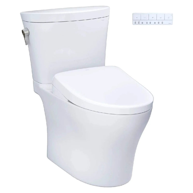 [MW4484736CEMFGN#01] TOTO Aquia IV Arc Dual Flush Universal Height Toilet With S7A Auto Open Bidet Seat (SAK92754) by SAKSBY WHOLESALE
