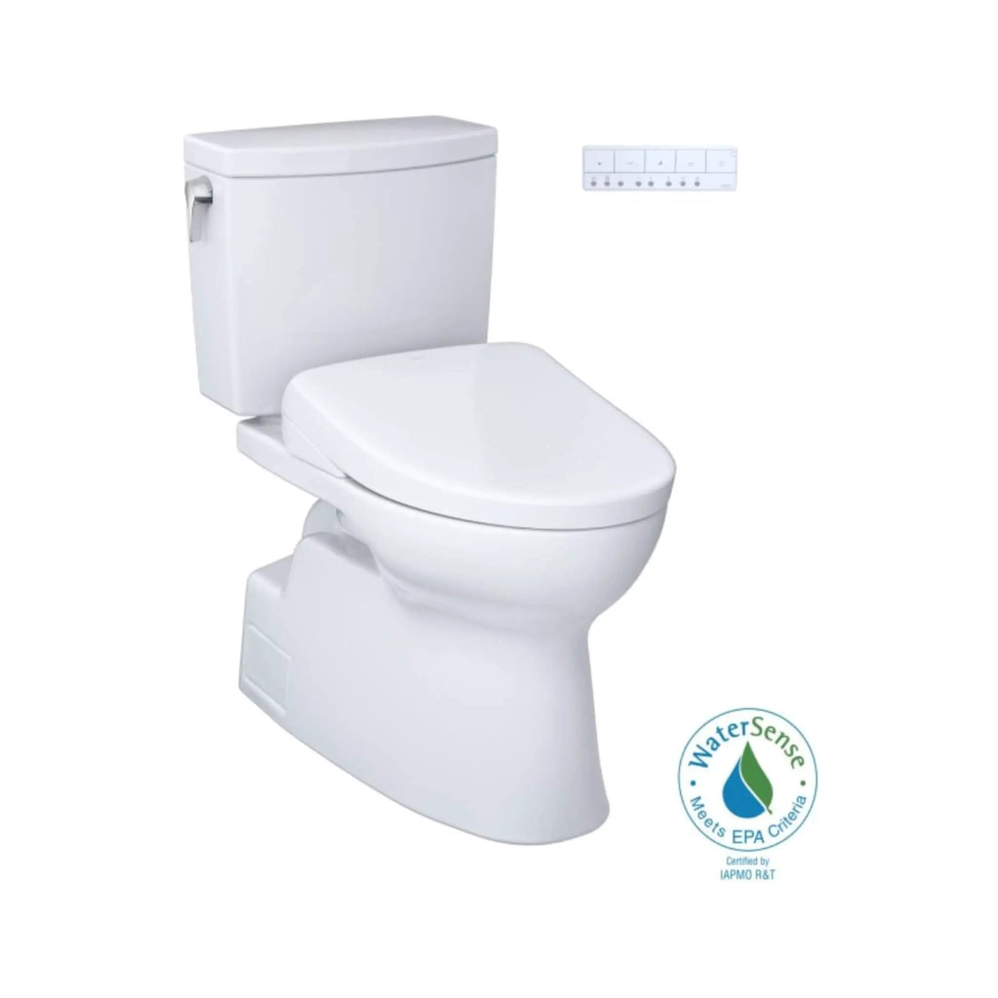 [MW4744736CUFG#01] TOTO Vespin II 1 GPF Elongated Chair Height Toilet With Washlet S7A Auto Open Bidet Seat (SAK56135) by SAKSBY WHOLESALE