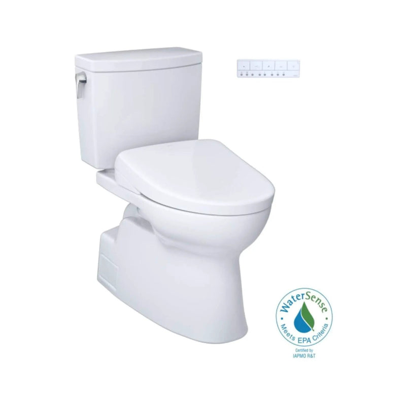 [MW4744736CUFG#01] TOTO Vespin II 1 GPF Elongated Chair Height Toilet With Washlet S7A Auto Open Bidet Seat (SAK56135) by SAKSBY WHOLESALE