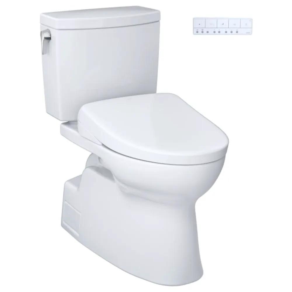 [MW4744736CUFG#01] TOTO Vespin II 1 GPF Elongated Chair Height Toilet With Washlet S7A Auto Open Bidet Seat (SAK56135) by SAKSBY WHOLESALE