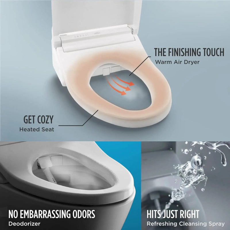 [MW7763084CSG#01] TOTO Drake C5 Bidet Seat With 1.6 GPF Tornado Flush (SAK12230) by SAKSBY WHOLESALE