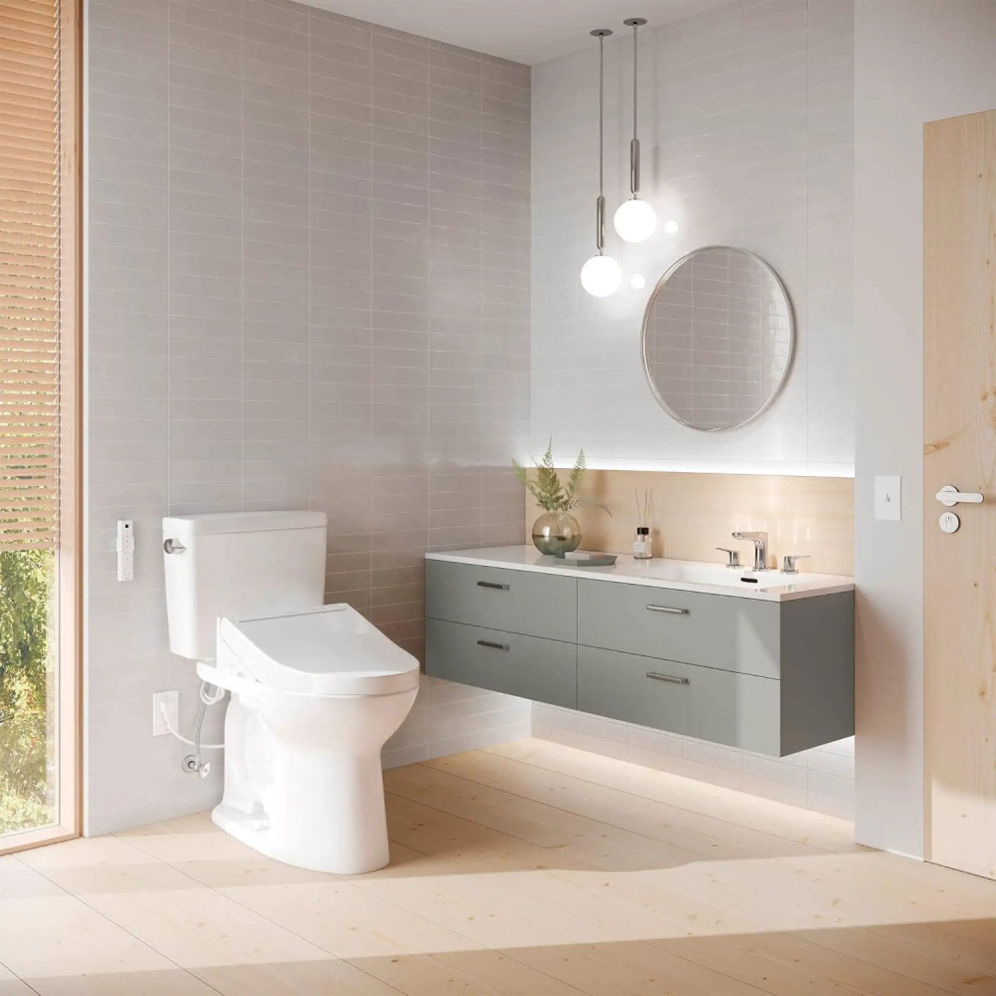[MW7763084CSG#01] TOTO Drake C5 Bidet Seat With 1.6 GPF Tornado Flush (SAK12230) by SAKSBY WHOLESALE