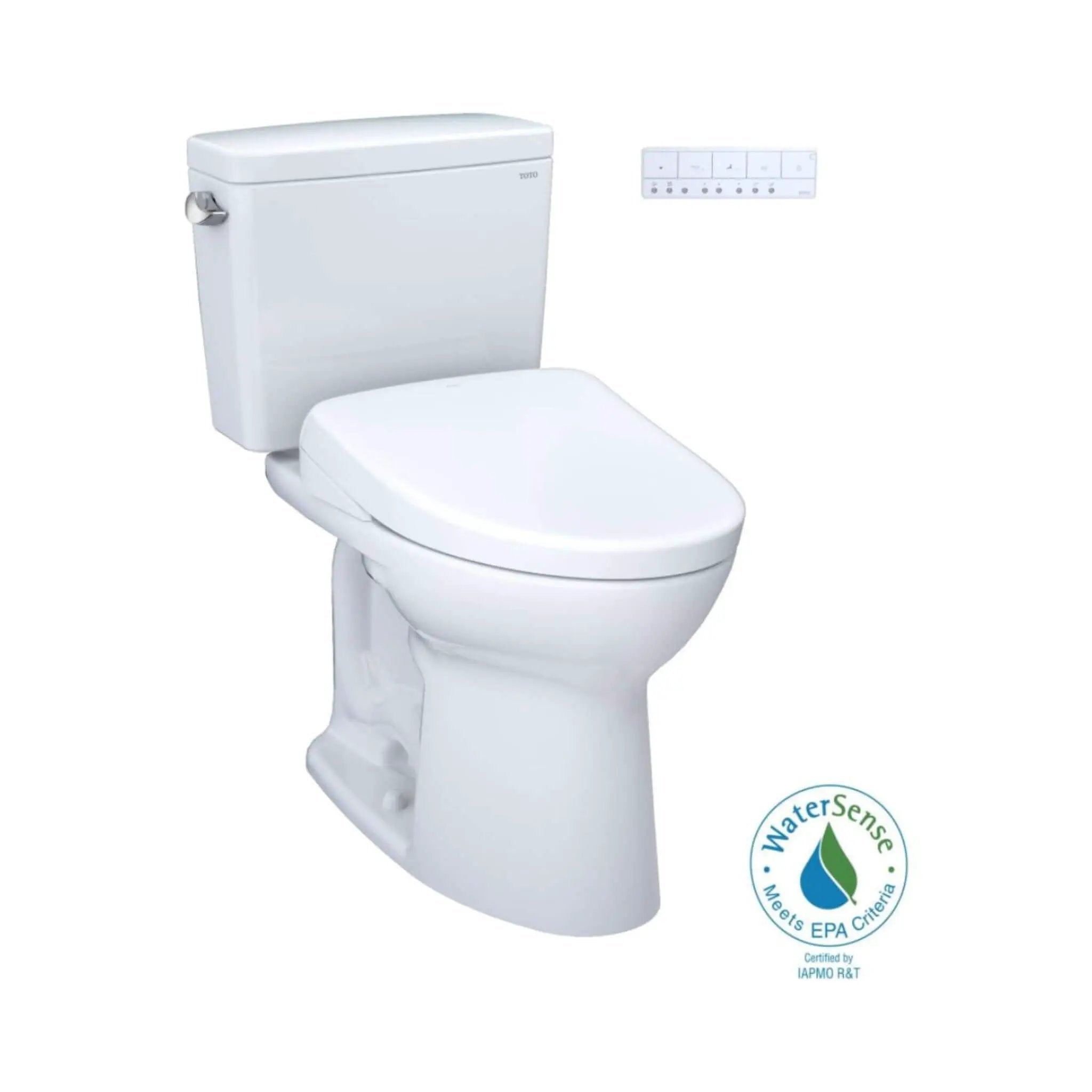 [MW7764726CSFG#01] TOTO Drake 1.6 GPF Elongated Chair Height Toilet With Washlet S7 Heated Bidet Seat And Night Light (SAK56817) by SAKSBY WHOLESALE