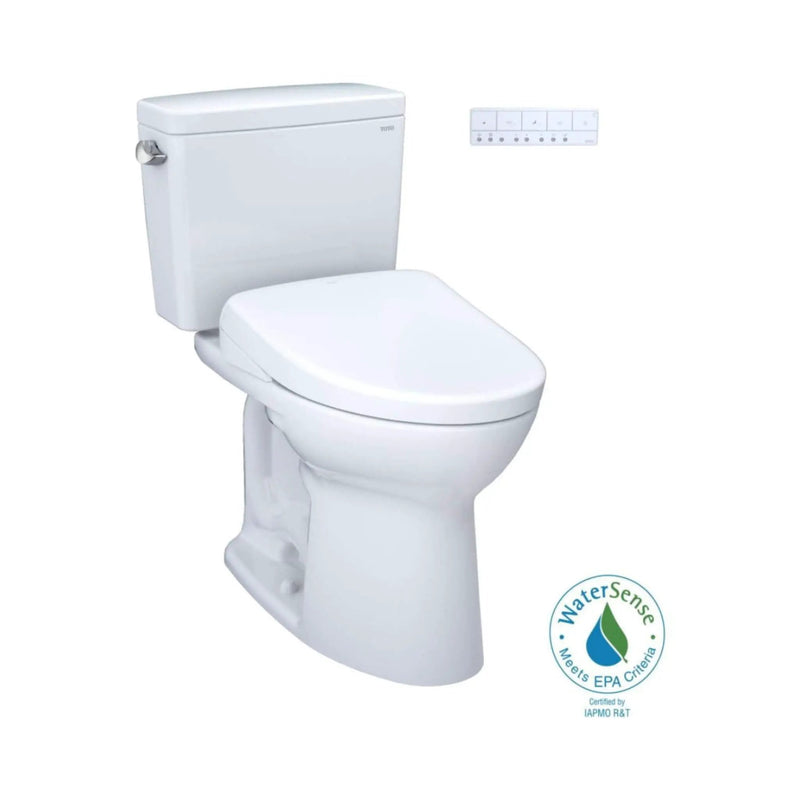 [MW7764726CSFG#01] TOTO Drake 1.6 GPF Elongated Chair Height Toilet With Washlet S7 Heated Bidet Seat And Night Light (SAK56817) by SAKSBY WHOLESALE