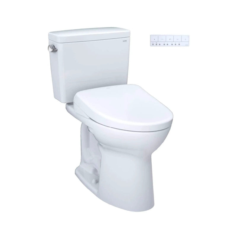 [MW7764736CEFG.10#01] TOTO Drake 1.28 GPF Universal Height Toilet With S7A Auto Open Bidet Seat And 10" Rough In (SAK32529) by SAKSBY WHOLESALE